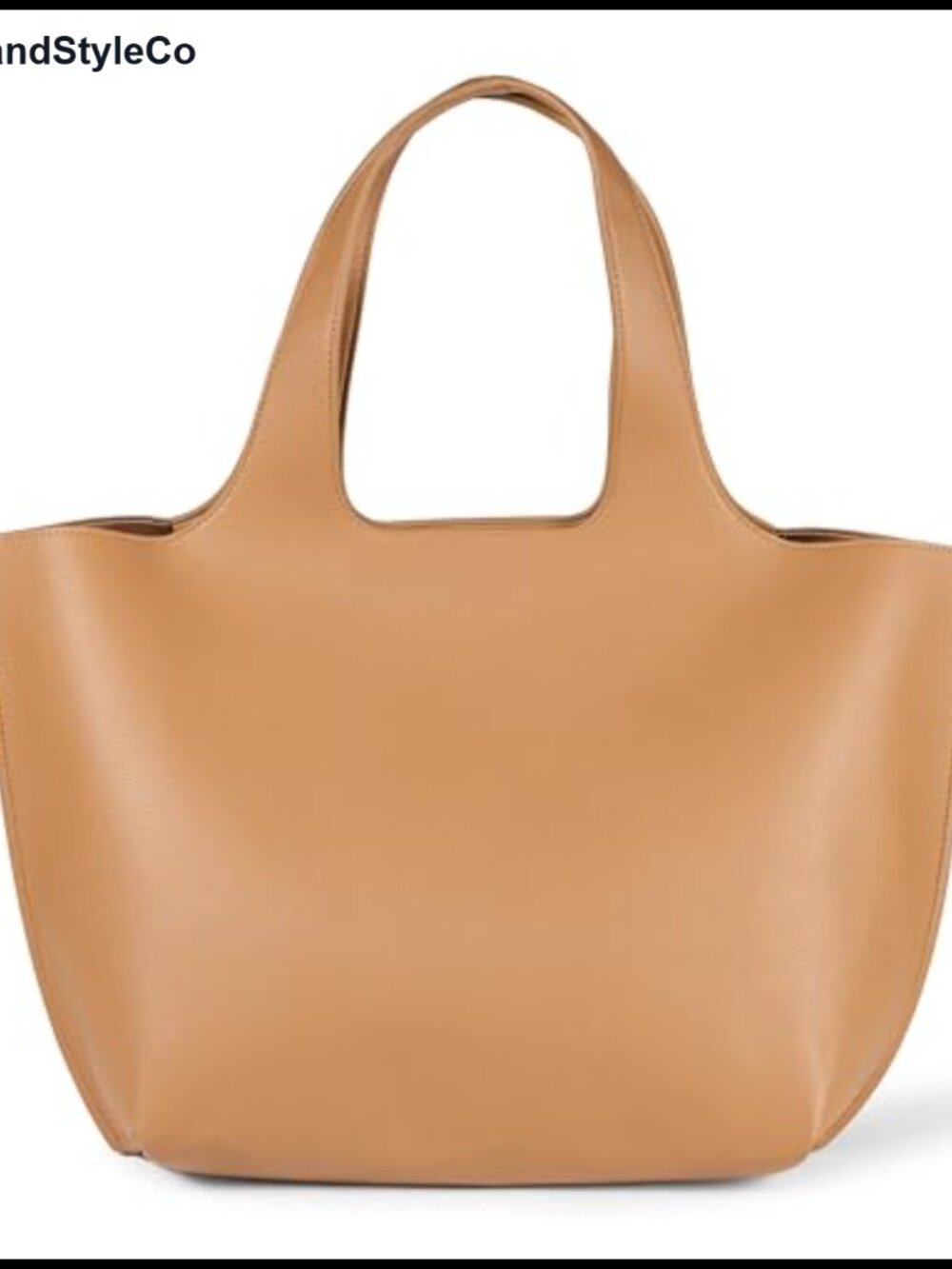 Oversized Tote Bag Faux Pebbled Leather Magnetic Closure Travel Daily Use
